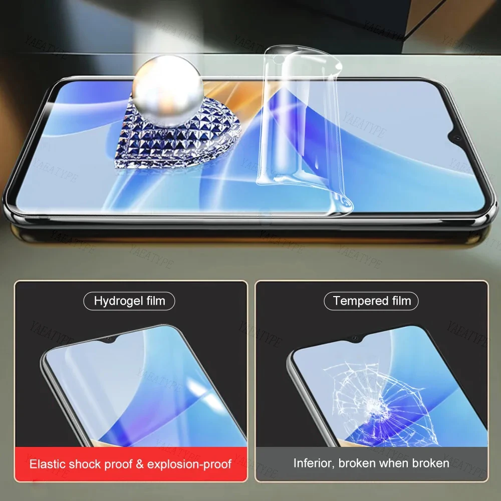 Гидрогелевая пленка для OPPO A36 F21 Pro A96 K10 4G A57 5G A16e A76 Find X5 Lite Reno6 7 8 Z Защитная экрана 3