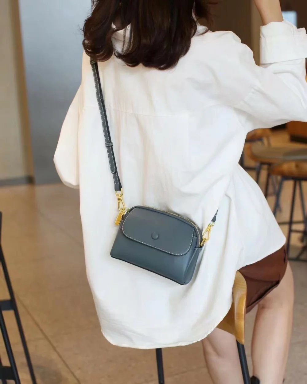 URBAN MASTER Crossbody Bags for Women Genuine Cow Leather Female Sling Shoulder Bag Mini Purse Phone Pocket Bolsas Femininas