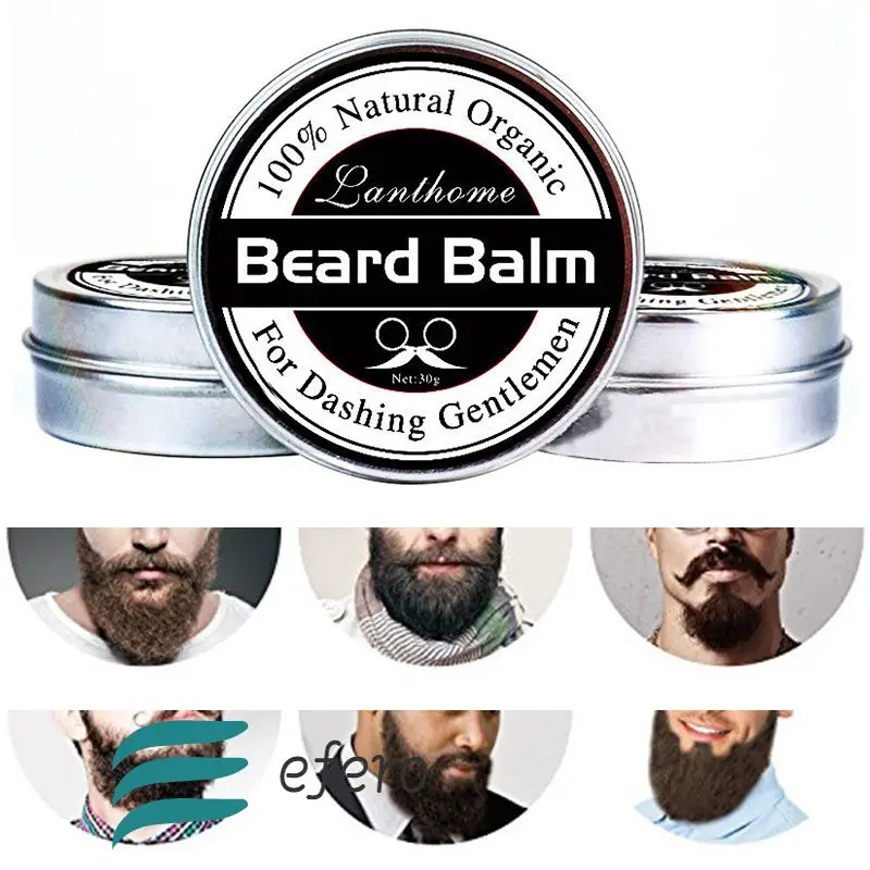 

Men's Beard Care Smooth Styling Beard Growth Organic Natural Effective Beard Conditioner Moustache Wax Professional Beard Balm