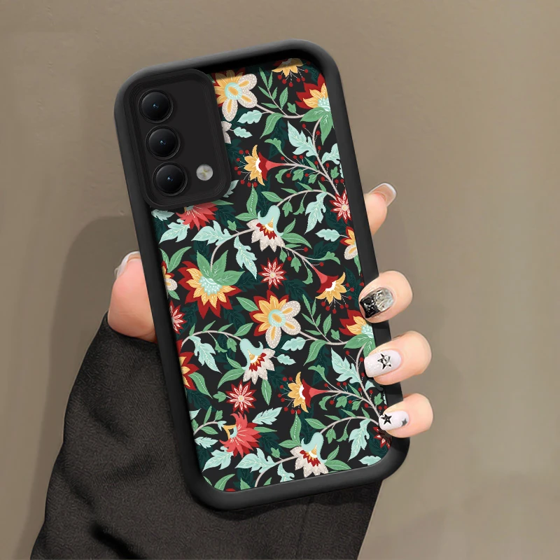 Фото Чехол для телефона с цветочным рисунком для Infinix Pova 9 7 Ultra 6 Neo Camon 50 40 Pro Spark 40C 30 Pro 6 Go 1 2024 2023, противоударный чехол №4