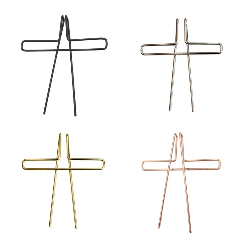 

2022 New Utility Music Book Clip Rectangle Colorful Plating Metal Holder for Music Books