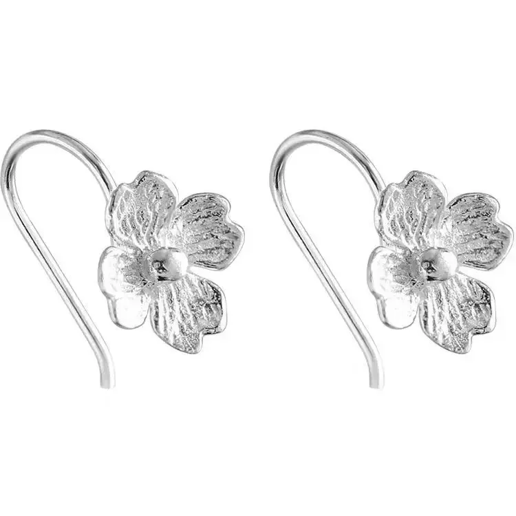 Obega-pendientes flores para mujer aretes tuerca color розовый и blanco joadie bonita moda privene
