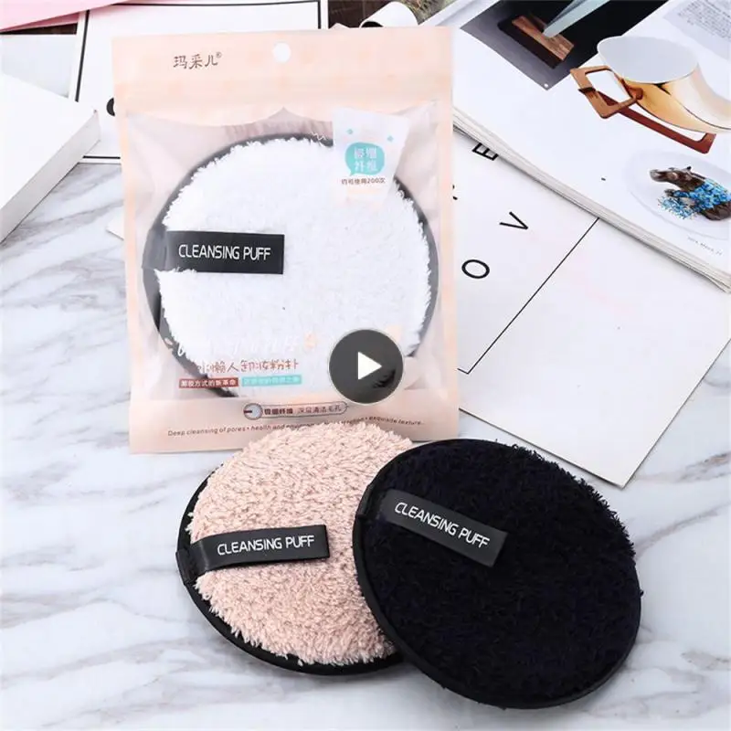 

Can Be Reused Many Times 100 Brand New And High Quality Reuse Puff Clear Water Makeup Remover Puff Quick Makeup Remover