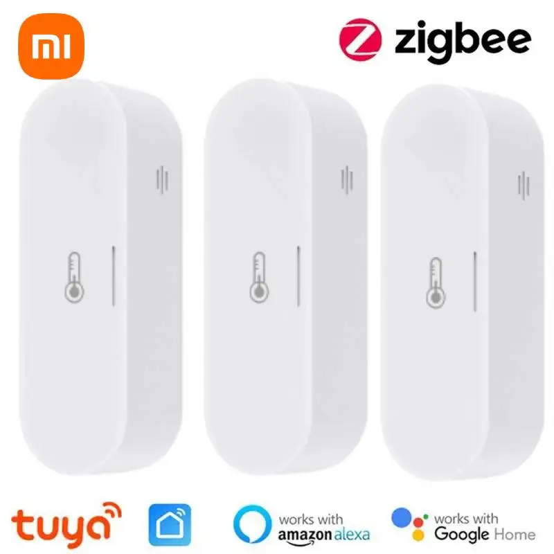 Датчик температуры и влажности Xiaomi Tuya ZigBee домашний подключенный термометр
