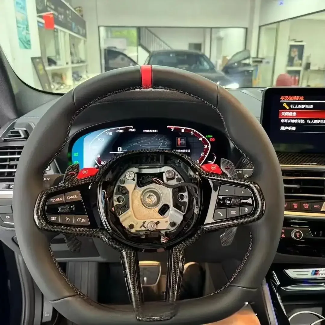 Гоночный руль с переключателем передач для Bmw G80 G82 G20 G30 F80 F82 F87 F12 F86 F33 M2 M3 M4 M5 M6 F85 X5 X6