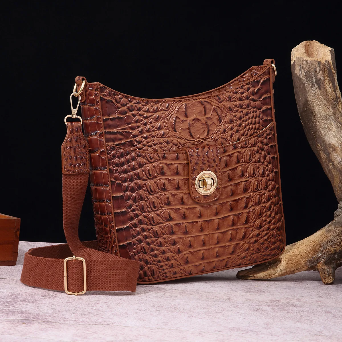 Женские сумки из искусственной кожи с крокодиловым узором дамские сумочки 2024