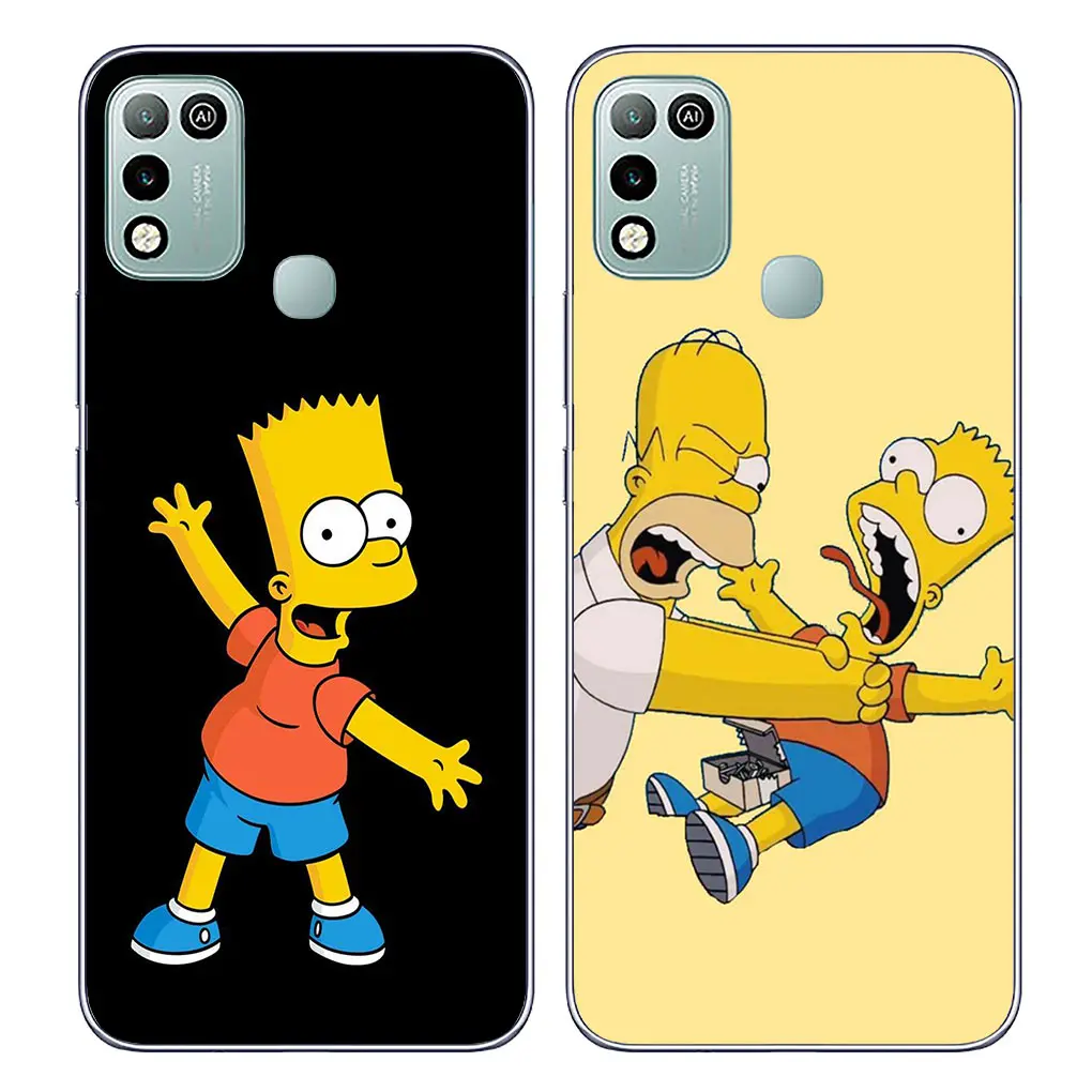 The Wallpaper S-Simpsons-Anime Casing for Samsung Galaxy A04 A14 A23 A34 A54 M23 M33 M52 M53 M30S M31 M51 A06 A16 Cover Case