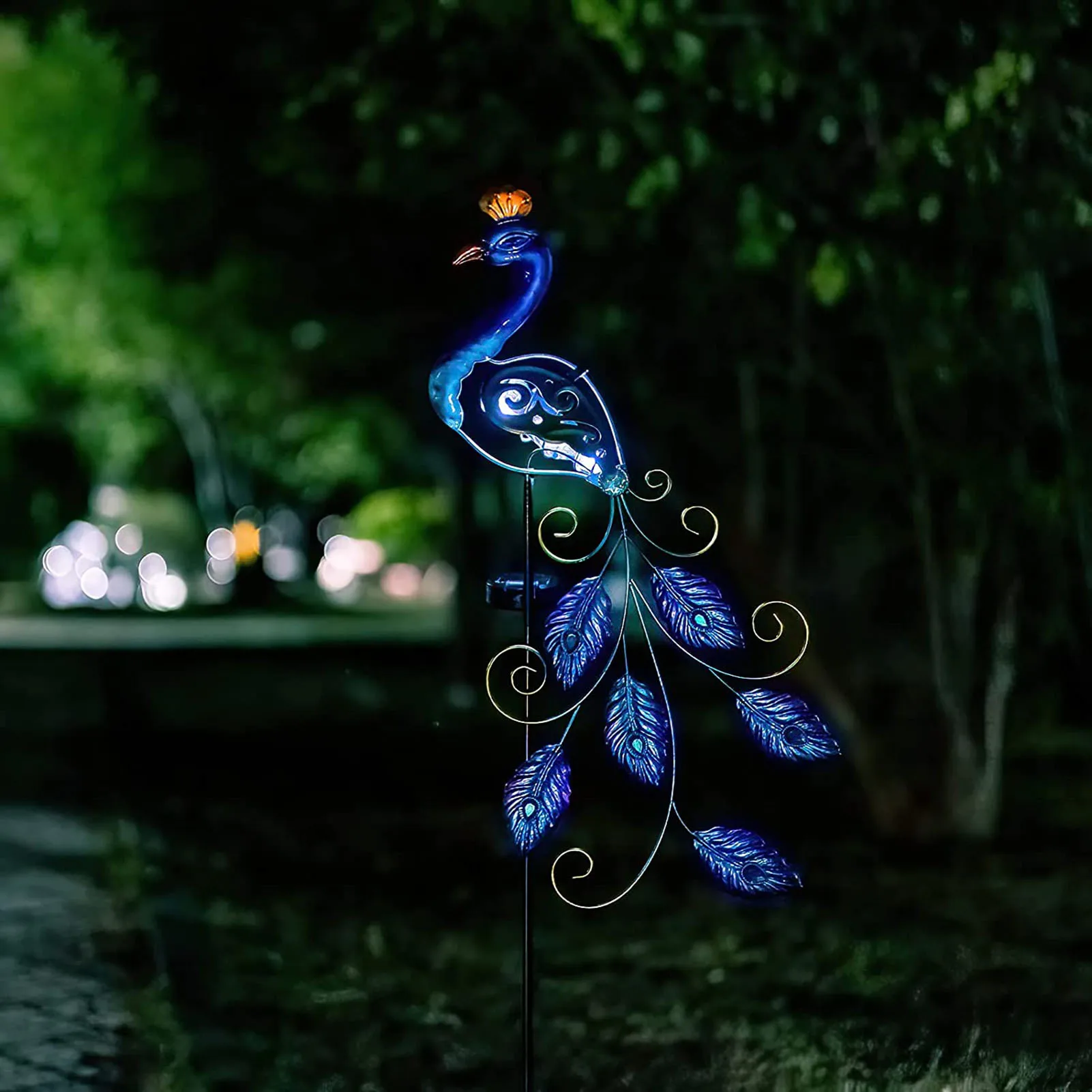 

Solar Night Lights Outdoor Backyard Walkway Party Decoration Garden Decor Solar Light Stakes Decorative Yard Solar Light