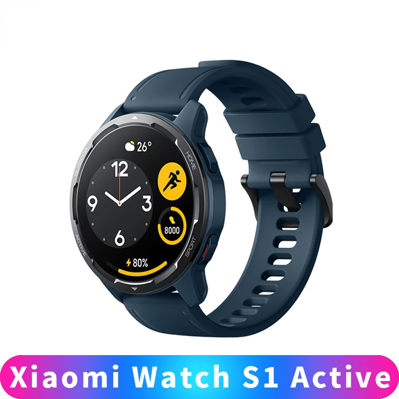 

Xiaomi Watch S1 Active Chinese version Smart Watch GPS Blood Oxygen 1.43" AMOLED Display Bluetooth 5.2 Phone Calls Mi SmartWatch