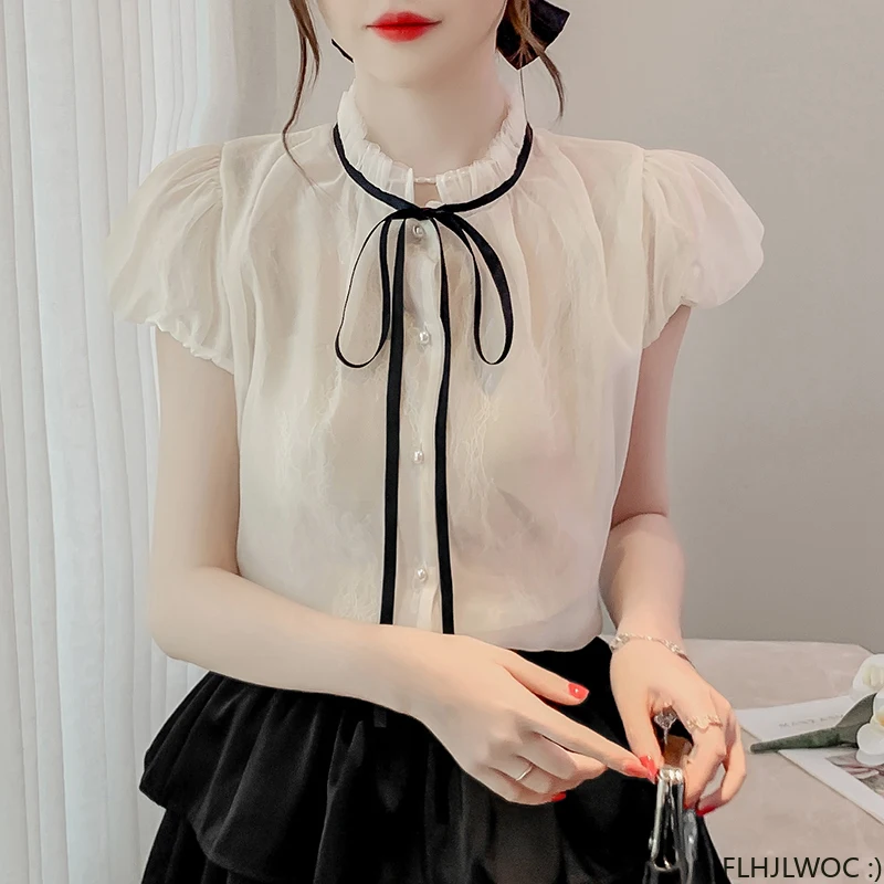 Женские милые топы в стиле преппи винтажные японские корейские элегантные