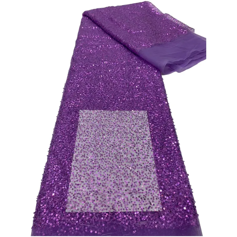 

Классическая Роскошная Высококачественная африканская Тюлевая ткань 2021, Тяжелые Вышитые блестки, кружево для свадебного платья