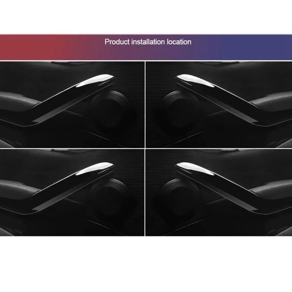 Модернизированная Крышка для внутренней ручки автомобиля из углеродного