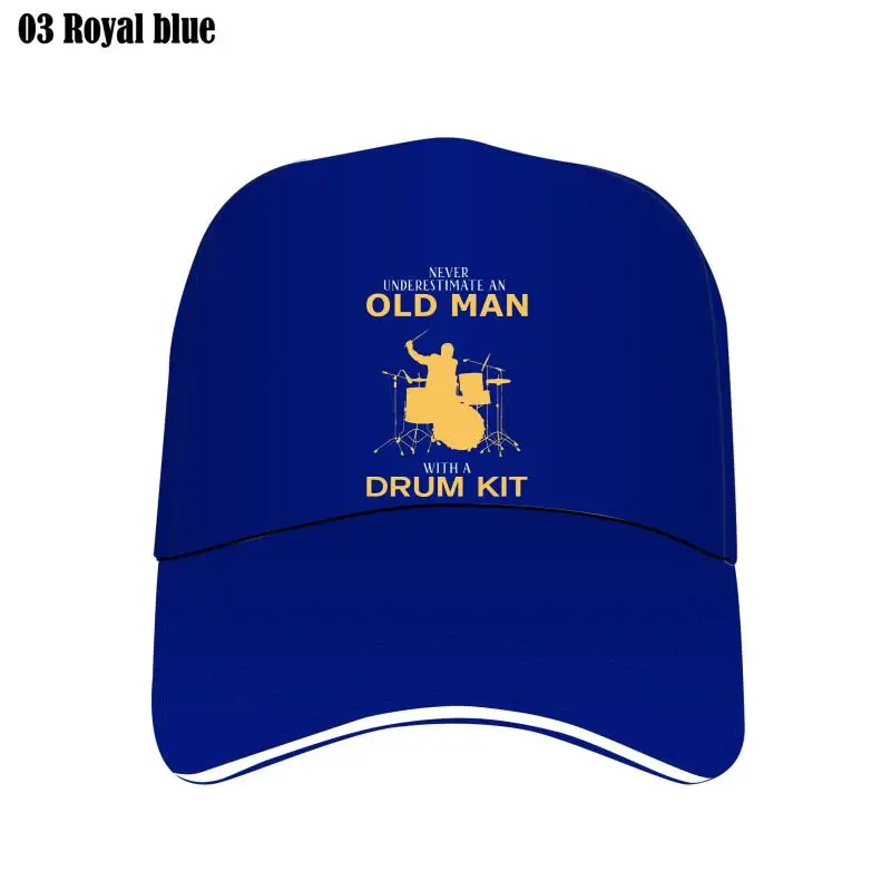

Title: New Never Underestimate An Old Man With A Drum Kit Bill Hats Sunscreen One Size Men Custom Hat