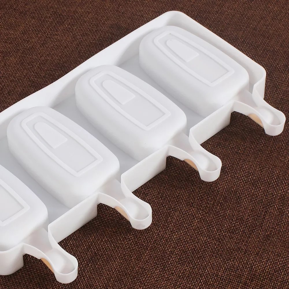 

DIY Silicone Ice Cream Mold Handmade Eco-Friendly Popsicle Mold Mousse Dessert Freezer Juice Ice Cube Tray Barrel Maker Mold