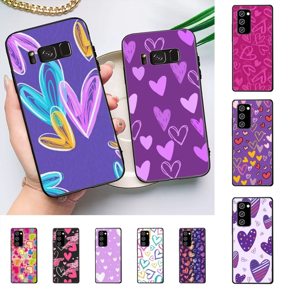 Милый чехол для телефона Любовное сердце Samsung J 7 plus 7core J7 neo J6 prime J4 J5 Mobile Cover