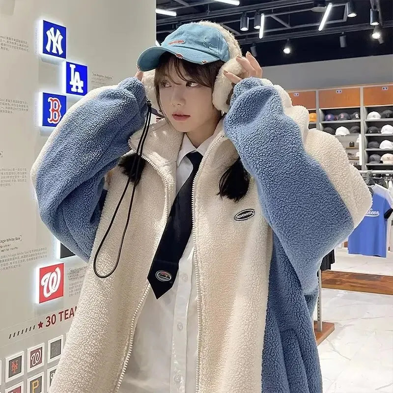 Новинка 2024 зимнее пальто с хлопковой подкладкой утолщенное теплое овечье