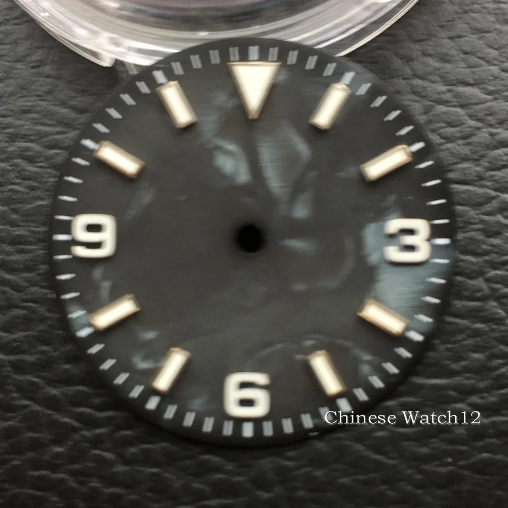 

2022 New 29mm Black/White/Blue/Green/Orange Watch Dial for NH35 Movement C3 Green Luminous Dial for NH36 Movement Watch Parts