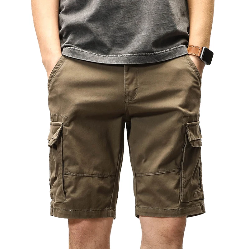 Men Tactical Cargo Shorts Fashion Cotton Men Quick Dry Sports Shorts Brand Loose Pocket Military Shorts 2022 Summer Men Cloth