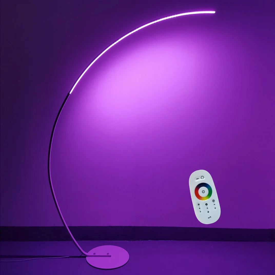 Нордическая Напольная Лампа в форме дуги современный светодиодный светильник с