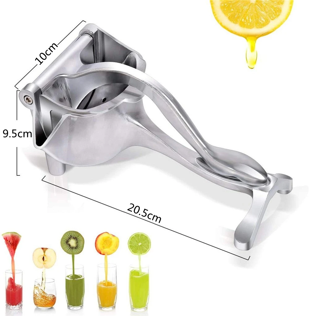 Manual Juice Squeezer Aluminum Alloy Hand Pressure Juicer Pomegranate Orange Lemon Sugar Cane Juice Kitchen Fruit Tool images - 6