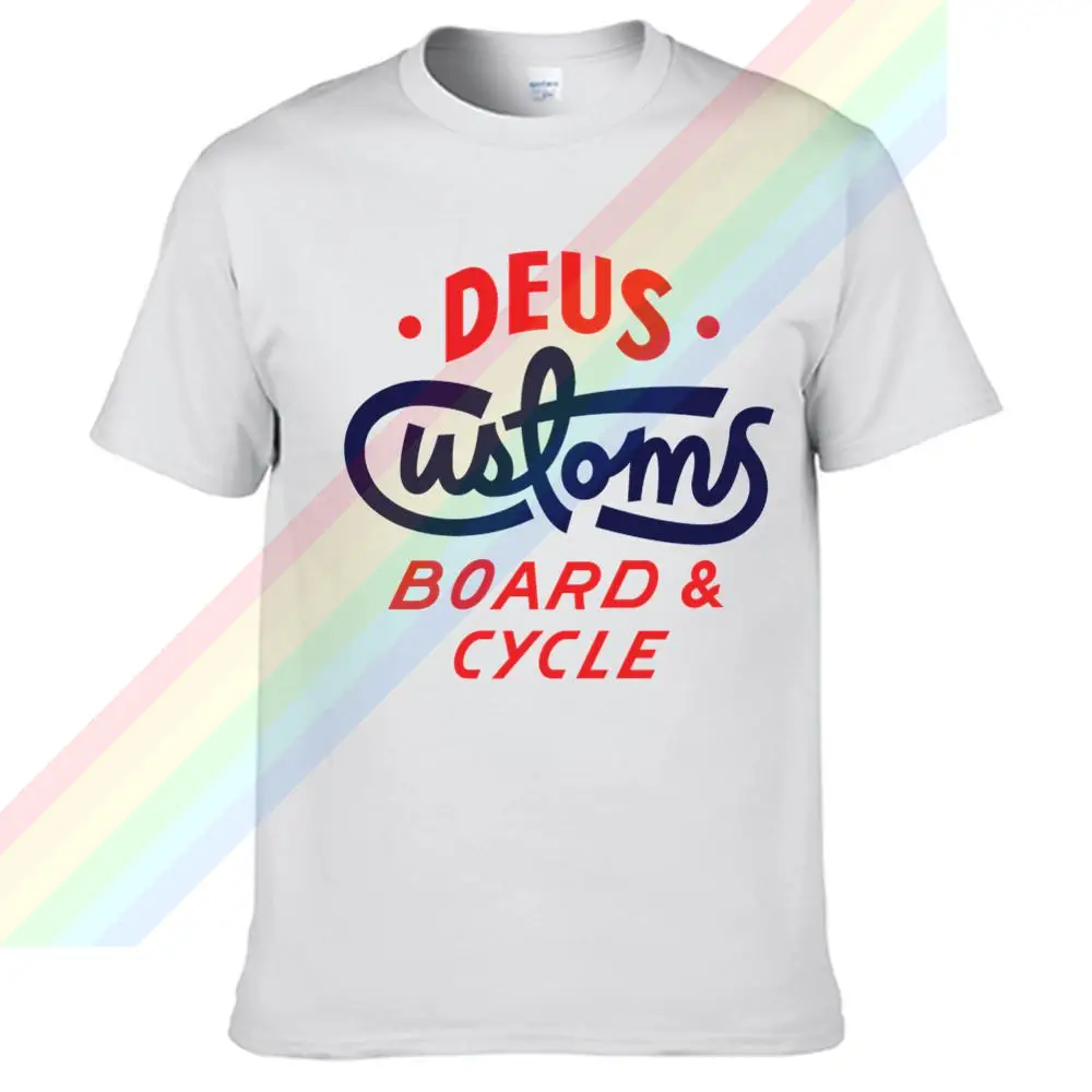 

Deus-Ex-Machina Red And Blue Logo Summer Print T Shirt Clothes Popular Shirt Cotton Tees Amazing Short Sleeve Unique Unisex Tops