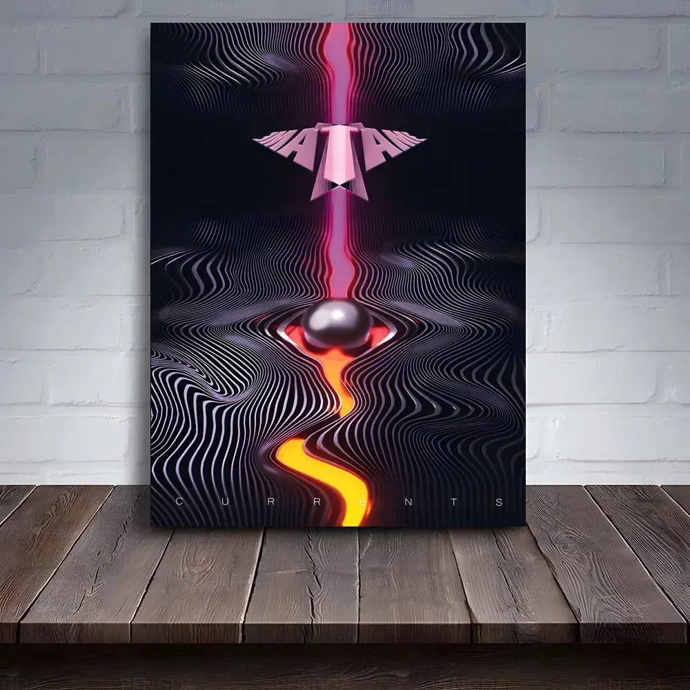 Фото Постер T-tame I-impala Currents, художественный постер для ПК, HD-холст, бумага для печати высокого качества, настенное искусство для гостиной и дома №2