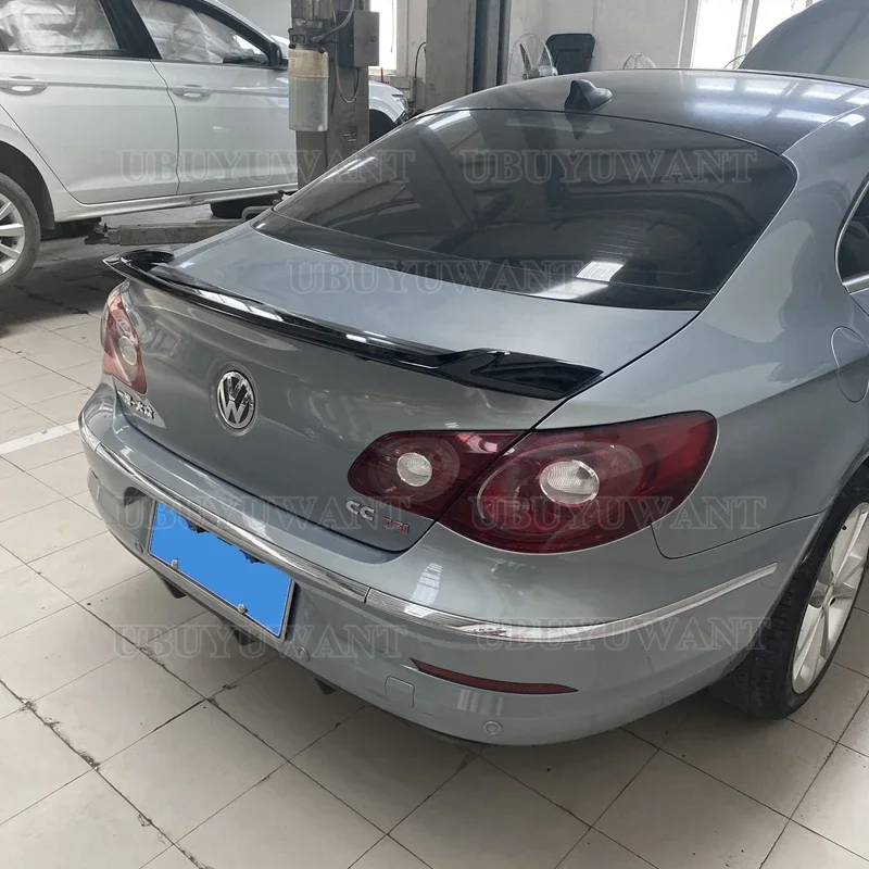 Для Volkswagen Passat CC 2009-2018 АБС-пластик углеродное волокно вид R хвостовое крыло задний