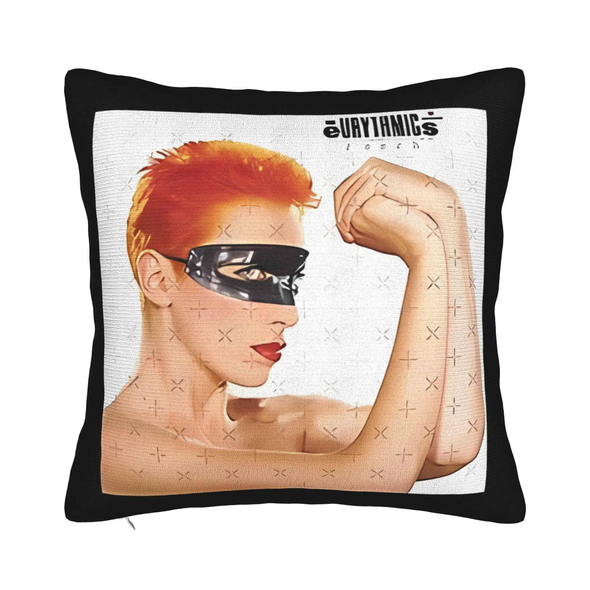 Постер Music Eurythmics с Энни Леннокс, декоративная наволочка для подушки в стиле Winter Holiday Farmhouse Home Deco Eurythmics с застежкой-молнией (art.: 3920dabc036ee) - 3920dabc036ee