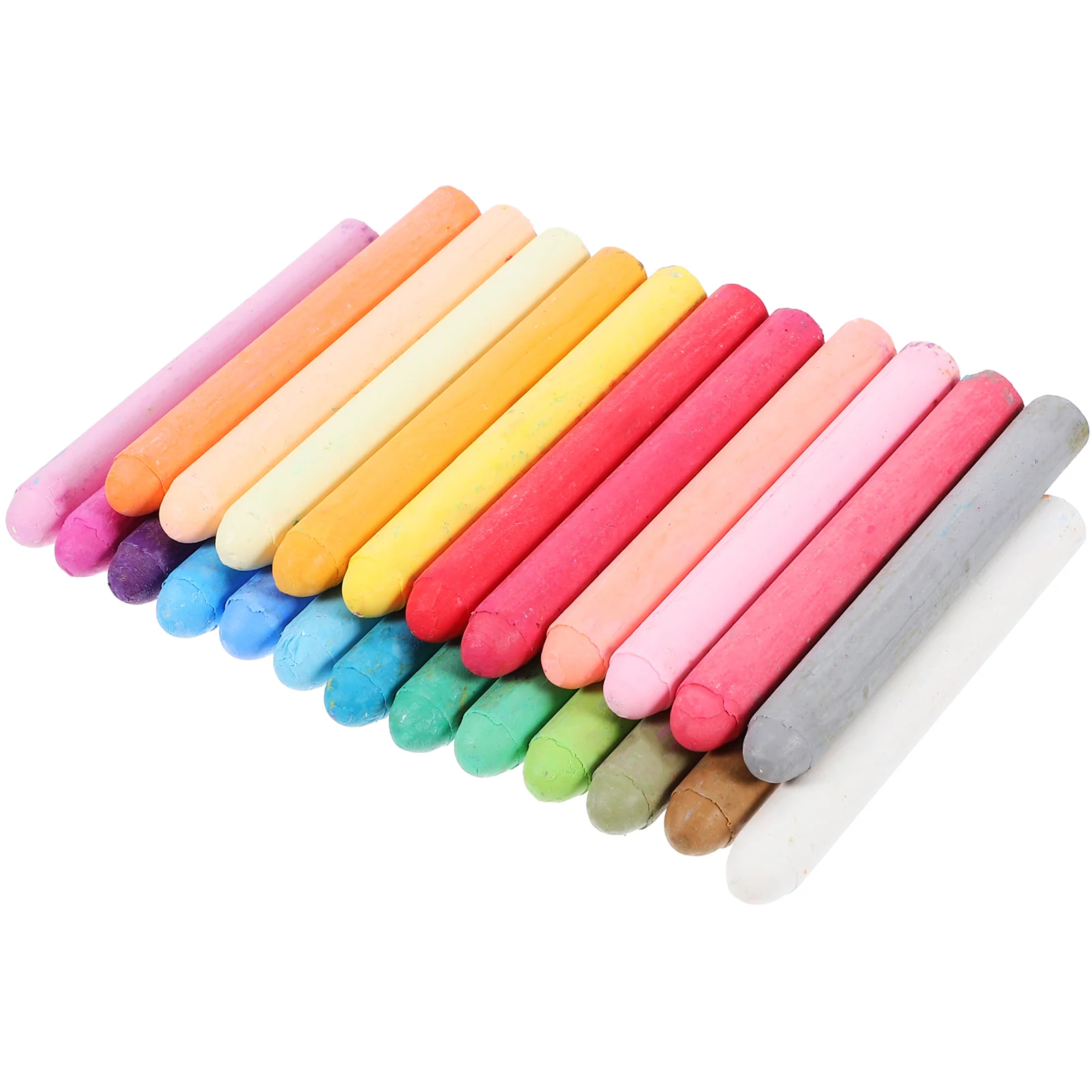 

24pcs Colored Chalks Dust Free Chalks Multi-function Chalks Teachers Chalks Water Soluble