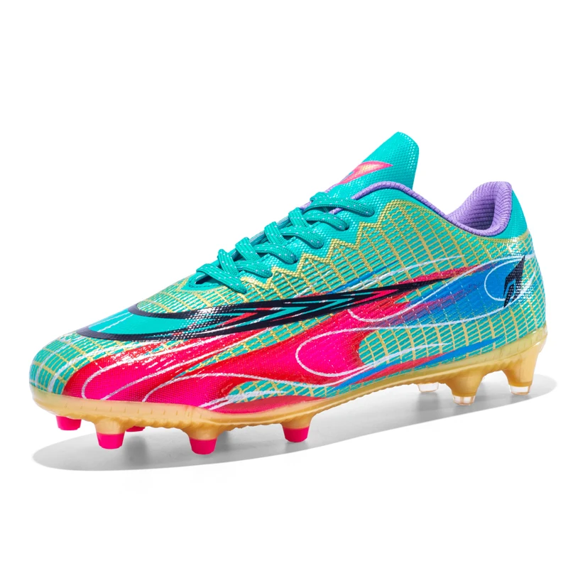 New Fashion Professional Men Football Shoes Boys Soccer Cleats Lightweight Men's Football Boots Non-Slip Society Soccer Shoes