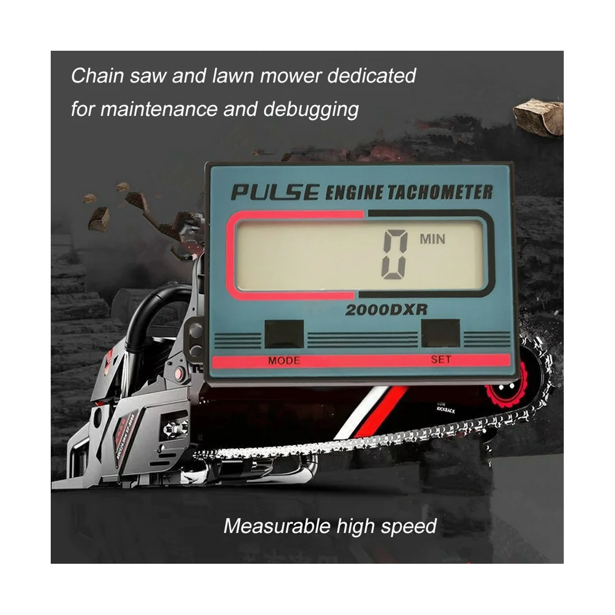 Многофункциональный Тахометр ручная Индукционная цепная пила газонокосилка