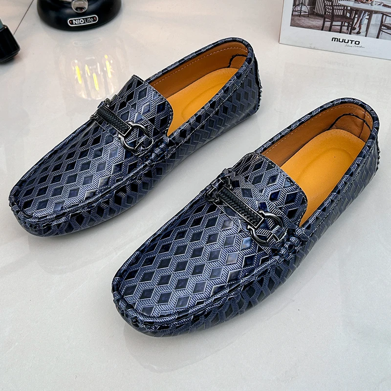 Мокасины мужские повседневные модные туфли лоферы Стиль Английский популярные