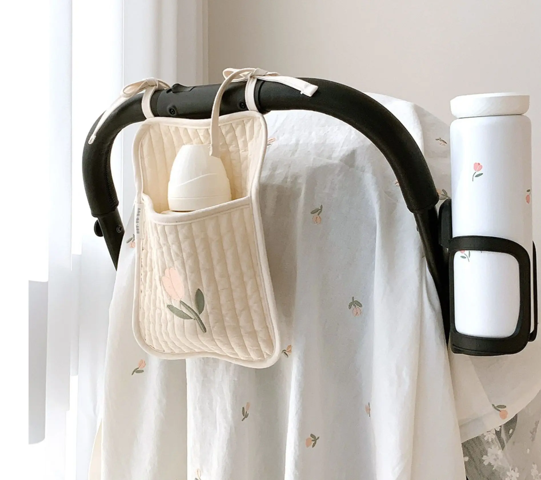 

Kids Portable Multifunctional for Newborn Headboard Bedding Diaper Bag Baby Bedside Storage Crib Organizer Hanging