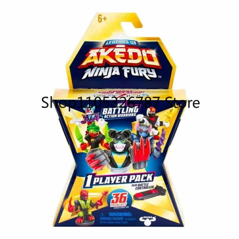 Фото В наличии: Moose Legends of Akedo PowerStorm S3, одиночная упаковка, случайная фигурка воина с контроллером для битвы, абсолютно новая, запечатанная игрушка. №4