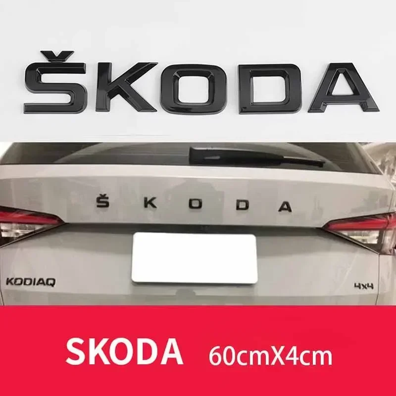 

Для Skoda FABIA KAMIQ KAROQ KODIAQ OCTAVIA RAPID SUPERB YETI багажник автомобиля буквы эмблема логотип наклейка передний задний значок аксессуары