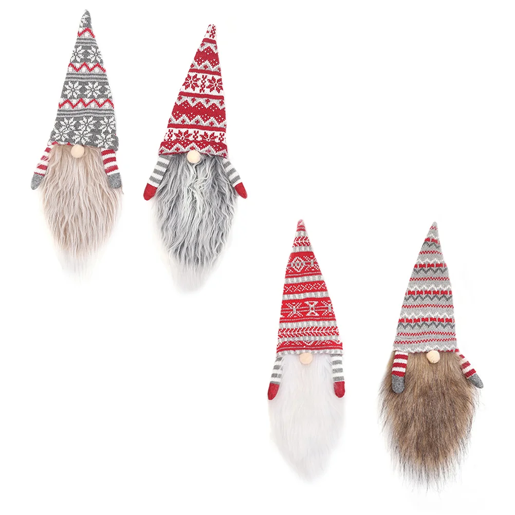 

Bottle Cover Winedecor Hat Gnome Christmastable Party Champagne Topper Faceless Adorn Holiday Covers Beverage Elf Ornaments