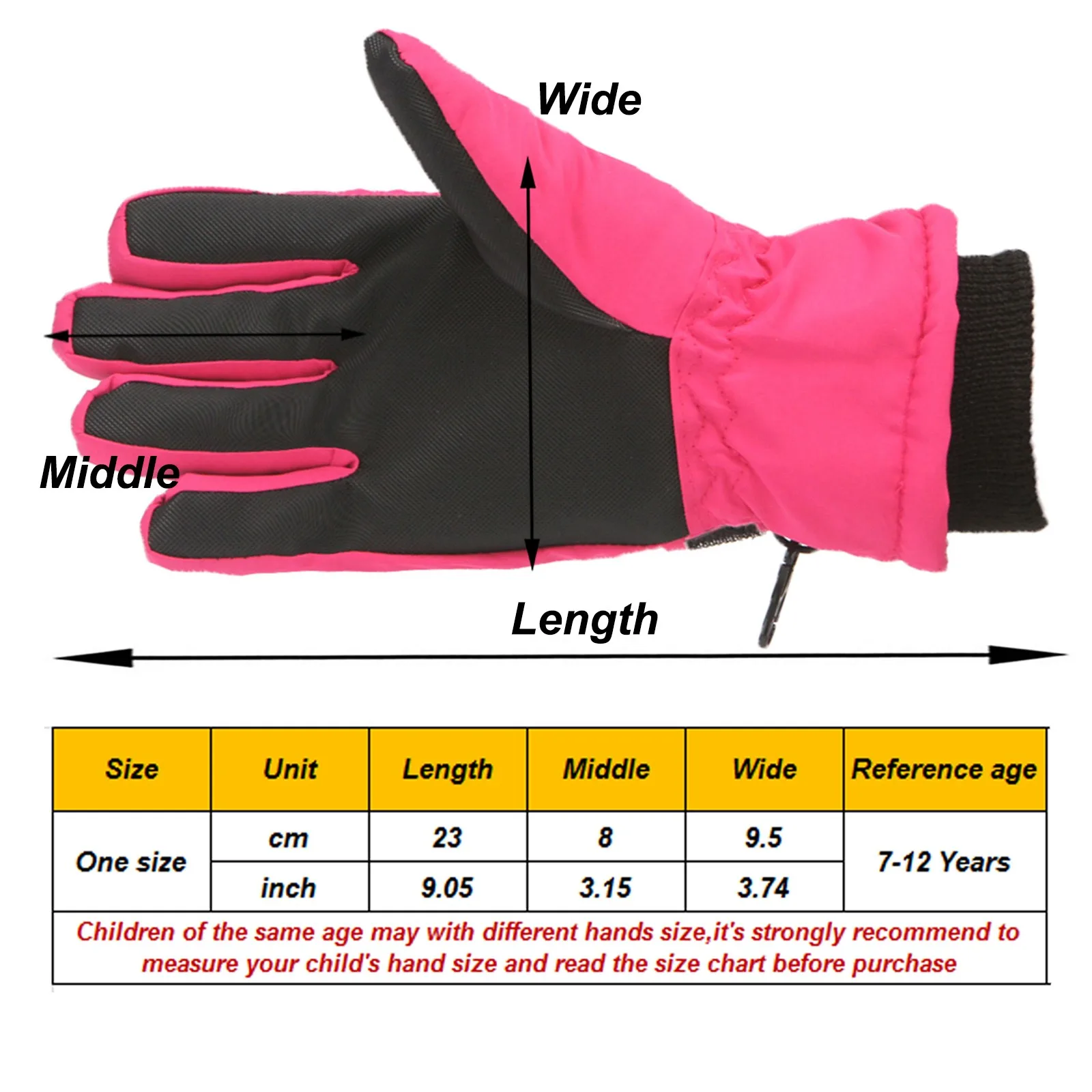 Рисунок 6 - Зимние Детские лыжные перчатки