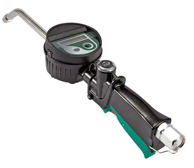 

High Accuracy Pneumatic Lubricants Electronic Gun Digital Flow Meter Oil