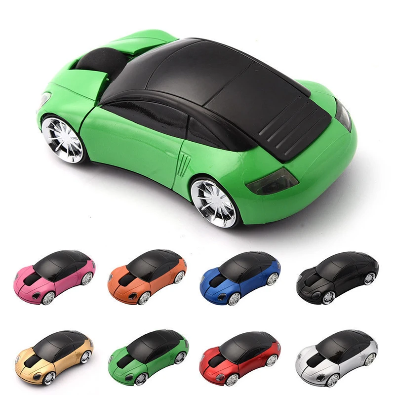 

2.4 GHZ Wireless Photoelectric Mouse Luxury Car Photoelectric Mouse Available In Seven Colors With USB Receiver