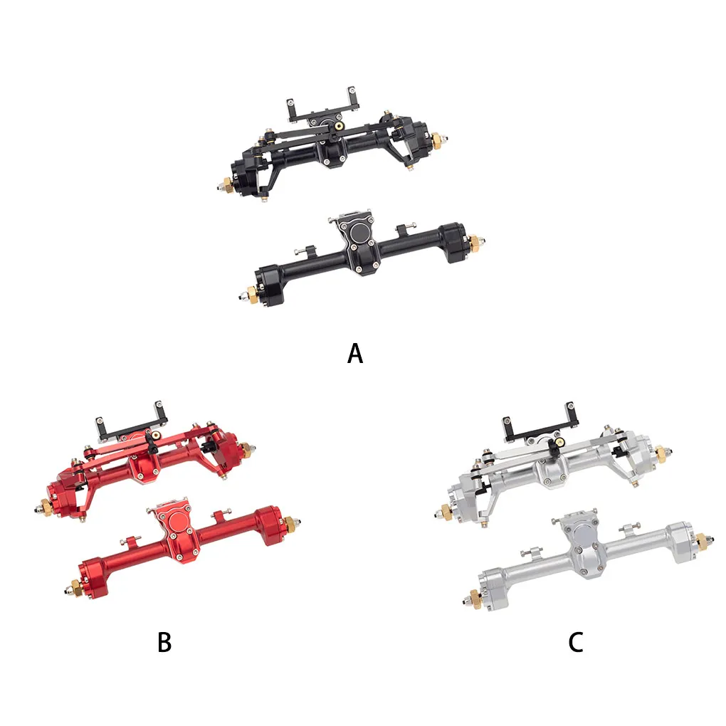 

RC Axle Replace Parts Upgrade Fittings 1:24 Modified Component Portal Axles Fitting Replacement for SCX24 C10 Red