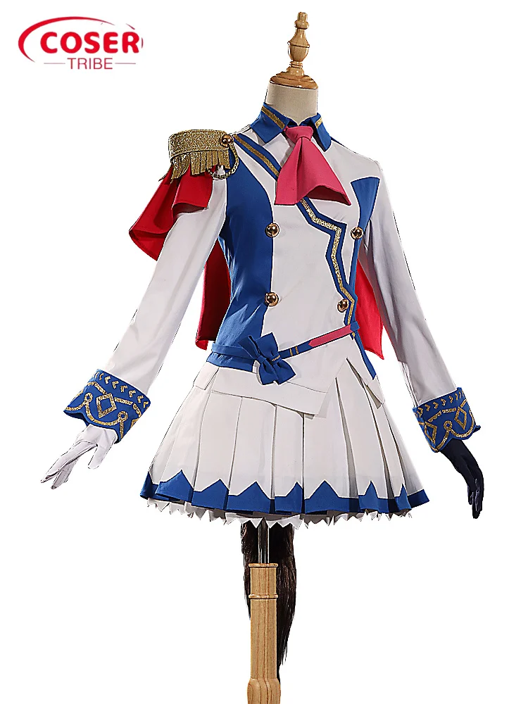 

COSER TRIBE Anime Game Pretty Derby Tokai Teio Halloween Carnival Role Play Costume Complete Set