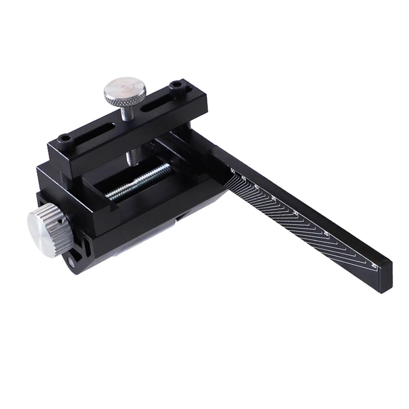 

1 Piece 20-50° Fixed Angle Sharpening Frame Angle Sharpener Guide Bracket For Planer Chisel Carving Knife Woodworking Tool Black