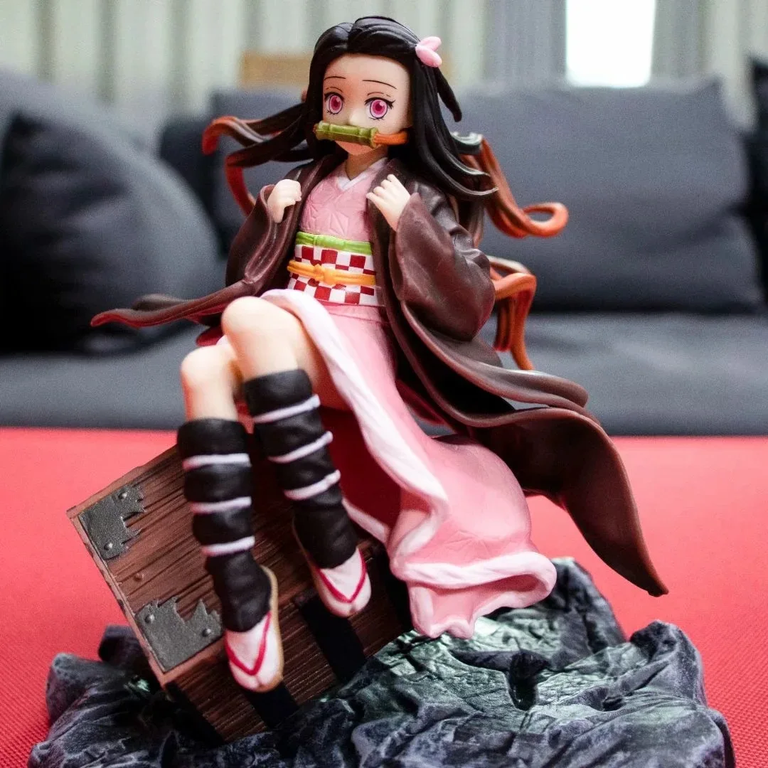 

GK Anime Demon Slayer: Kimetsu no Yaiba Kamado Nezuko Action Figure Models Toys