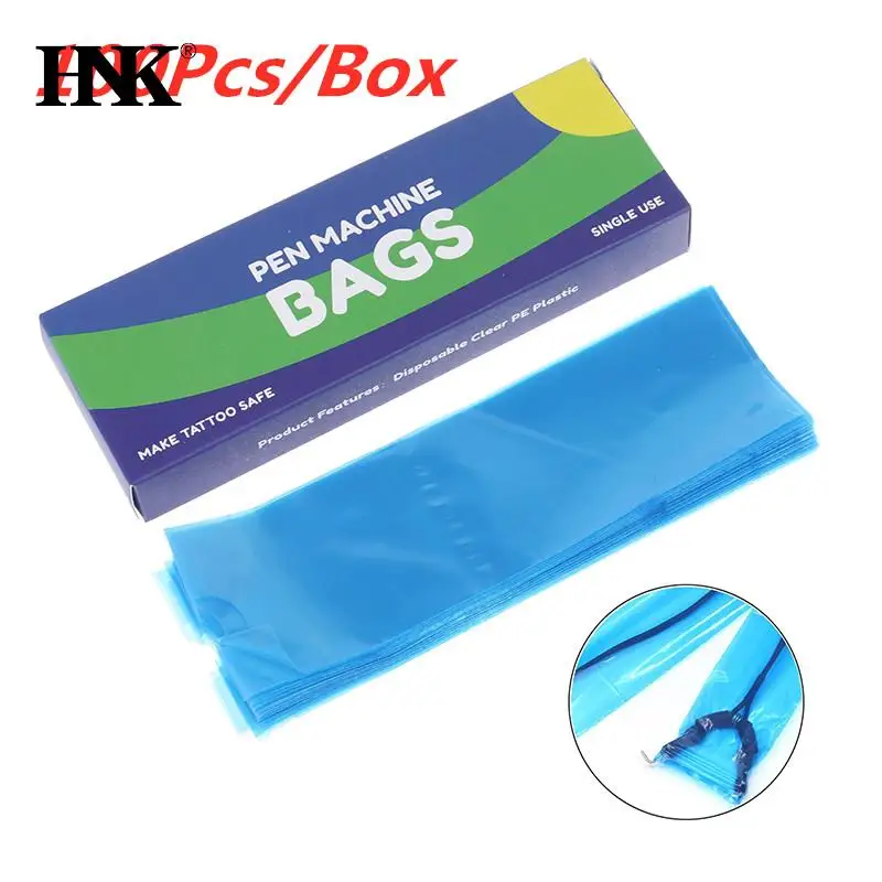 

100Pcs Tattoo Disposable Cover Tattoo Machine Clip Cord Sleeve Bag Storage Pouch