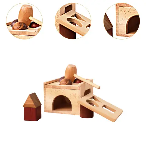 Деревянные игрушки для стукания Perfeclan