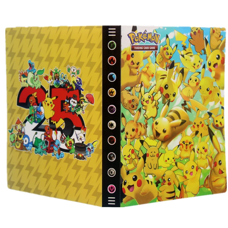 

240pcs new anime cartoon pokemon card collection album card book collection toys collection folder folder gift for children