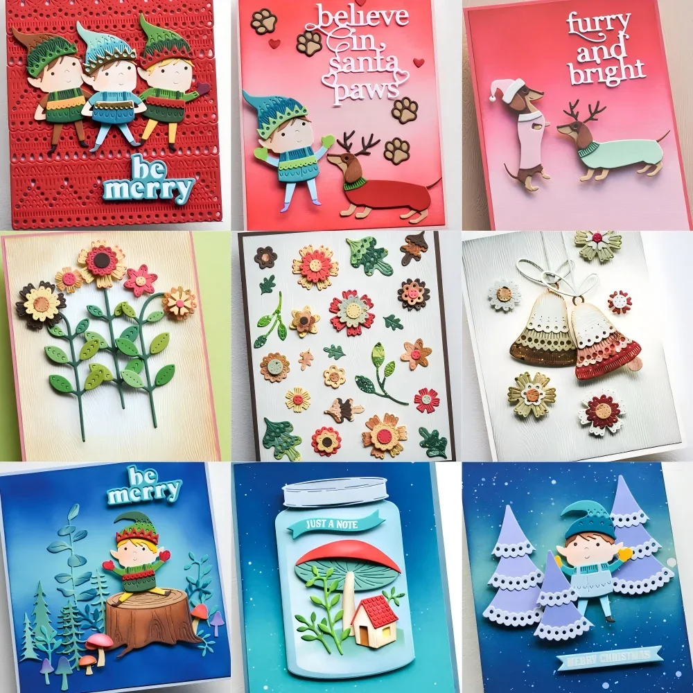 Mmao Craft металлические штампы для резки форма рождественская серия украшение