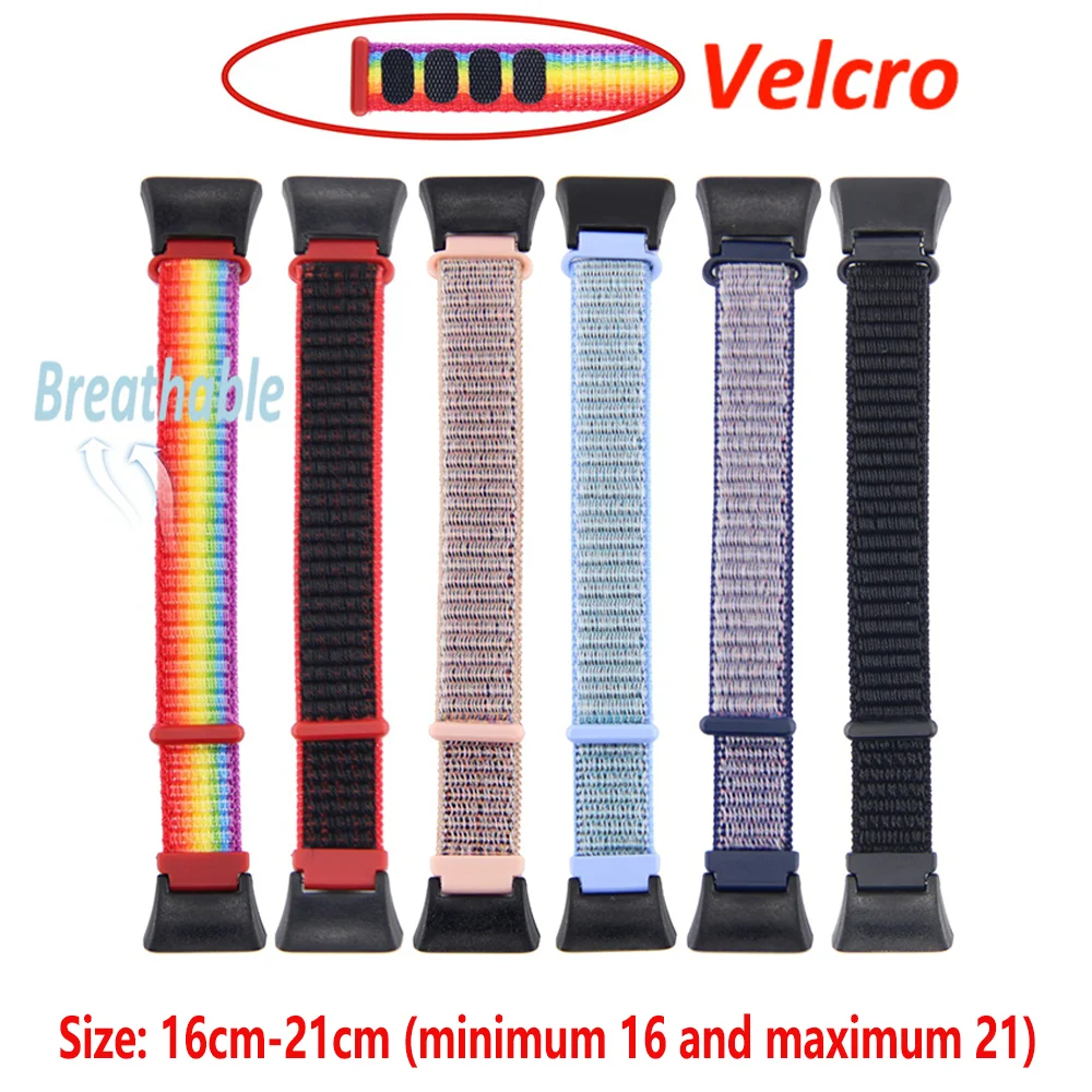 Нейлоновый ремешок для смарт-часов Huawei band 6 плетеный эластичный браслет Honor 5 4 -