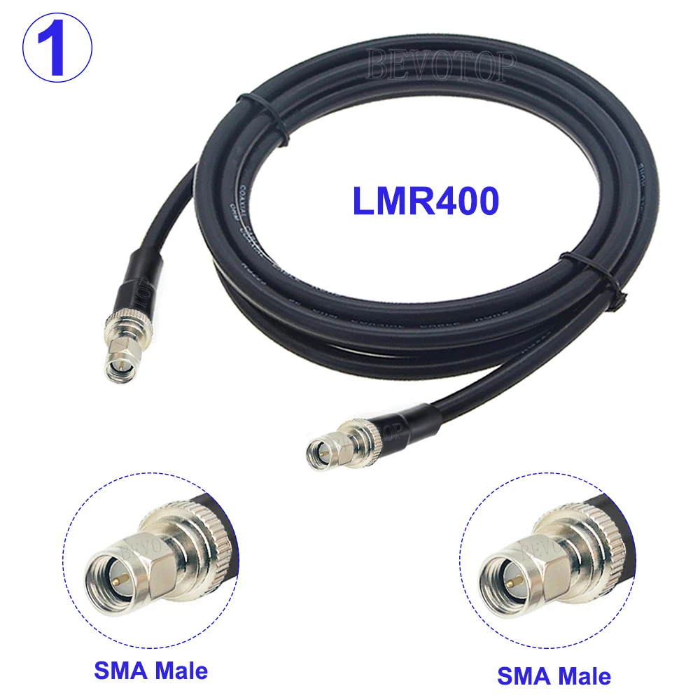 

BEVOTOP коаксиальный кабель SMA-SMA LMR400 50 Ом 50 см