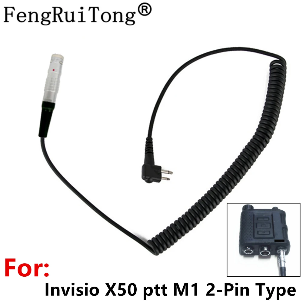 Radio Cable M1 to lemo 9pin for Invisio X50 ptt for Motorola GP68/GP300 GP2000 GP88S Walkie Talkie 2-Pin Type  Invisio X50 Cable